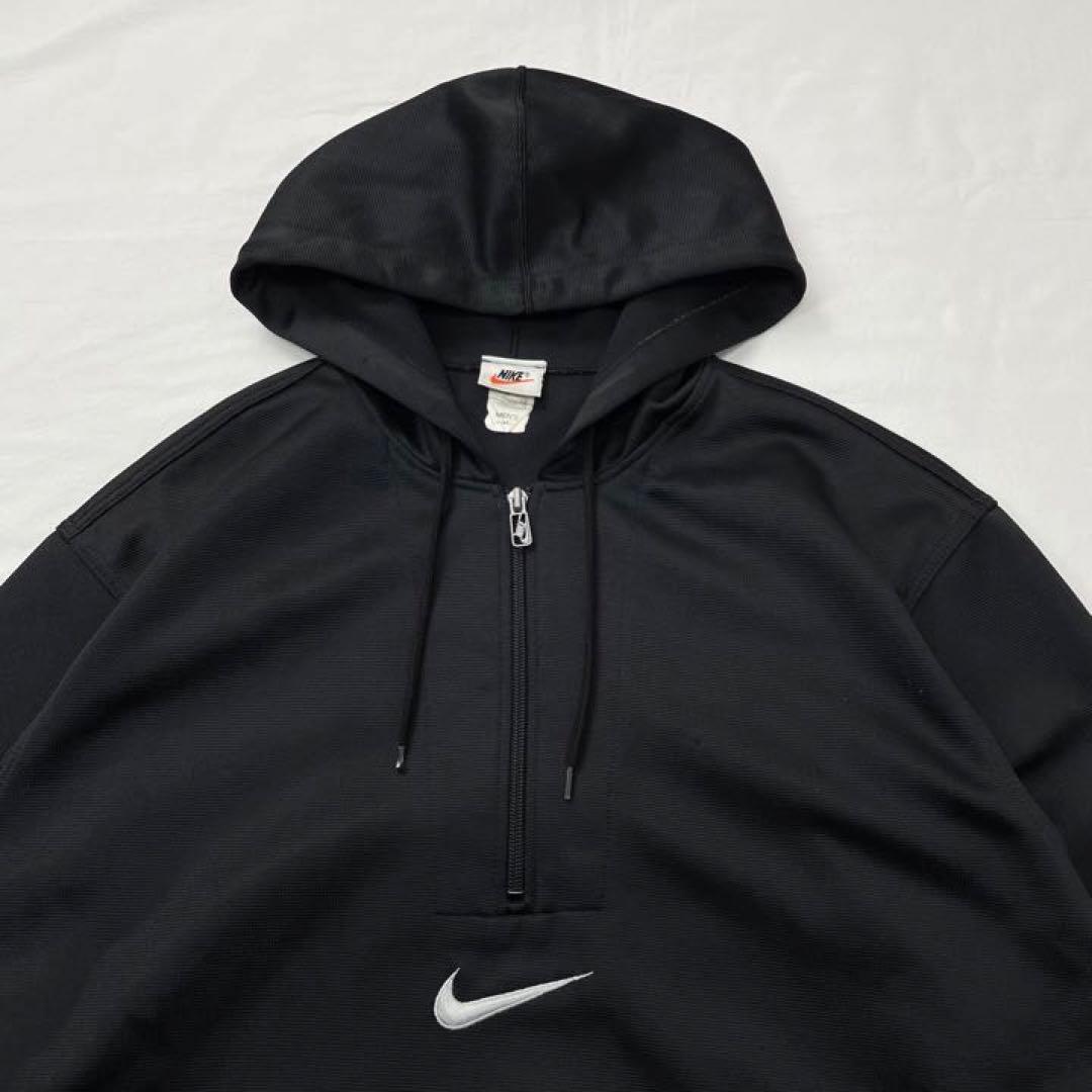 90s 銀タグ オールドナイキ ハーフジップパーカー ジャージ No.5006