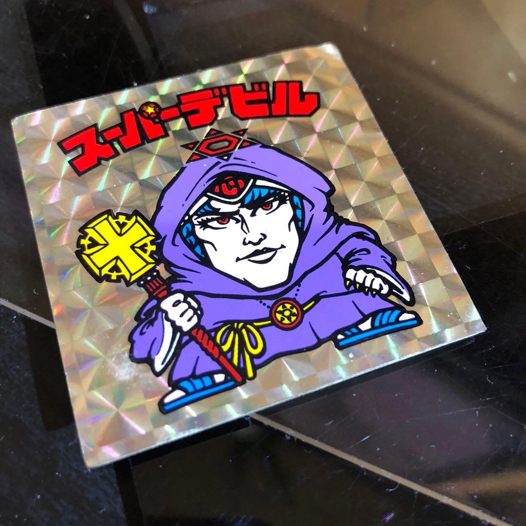 ビックリマン スーパーデビル 白ヘクサゴン チョコ版 銀プリ 並品 説明