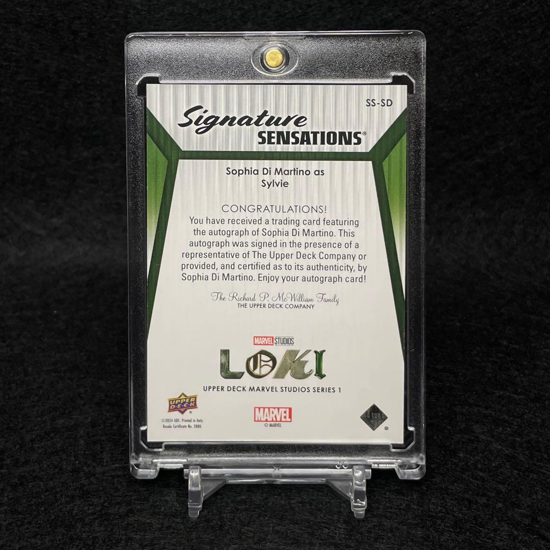 Upper Deck Marvel ソフィアディマルティーノ 直筆サインカード - メルカリ