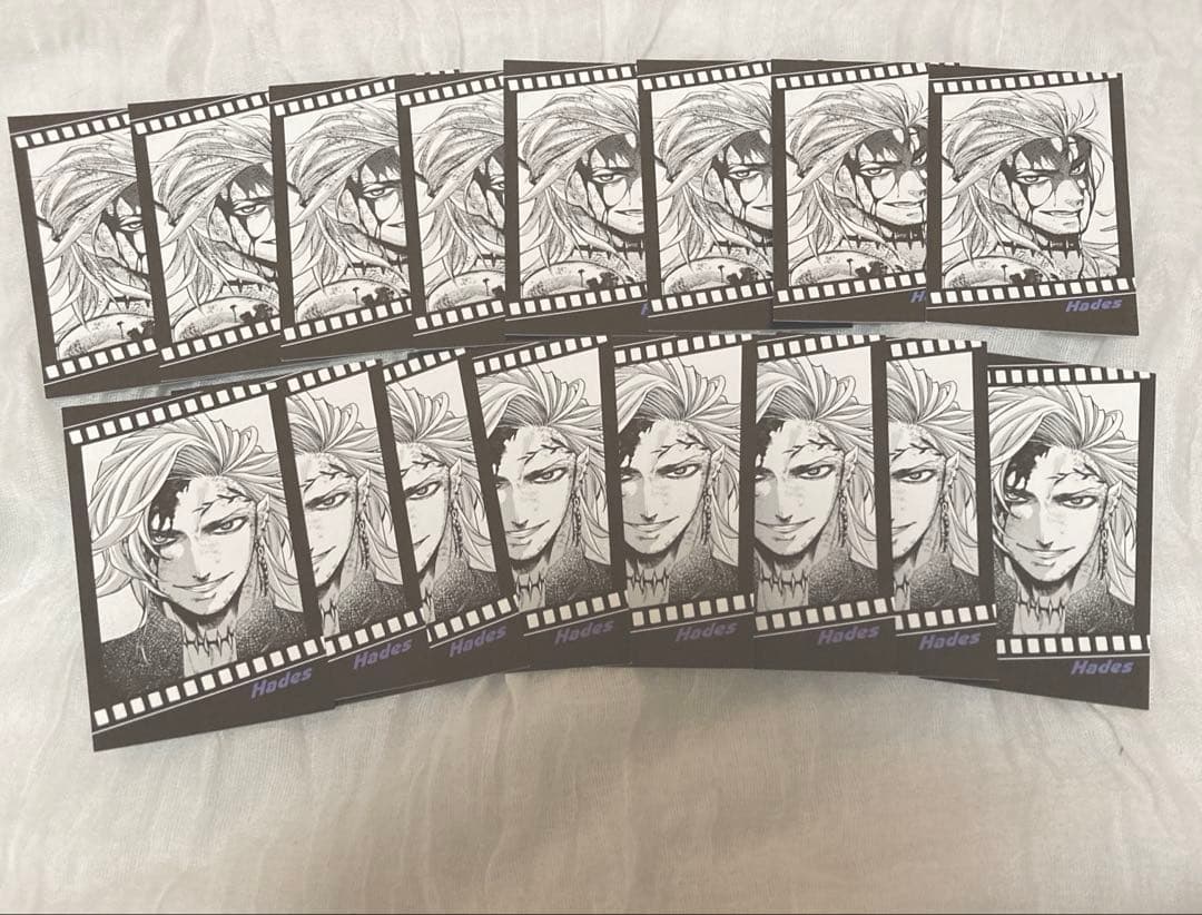 終末のワルキューレ　26巻　特典　フィルム風コレクタブルカード　ハデス　2種 終末のワルキューレ 26巻特典 フィルム風コレクタブルカード ハデス