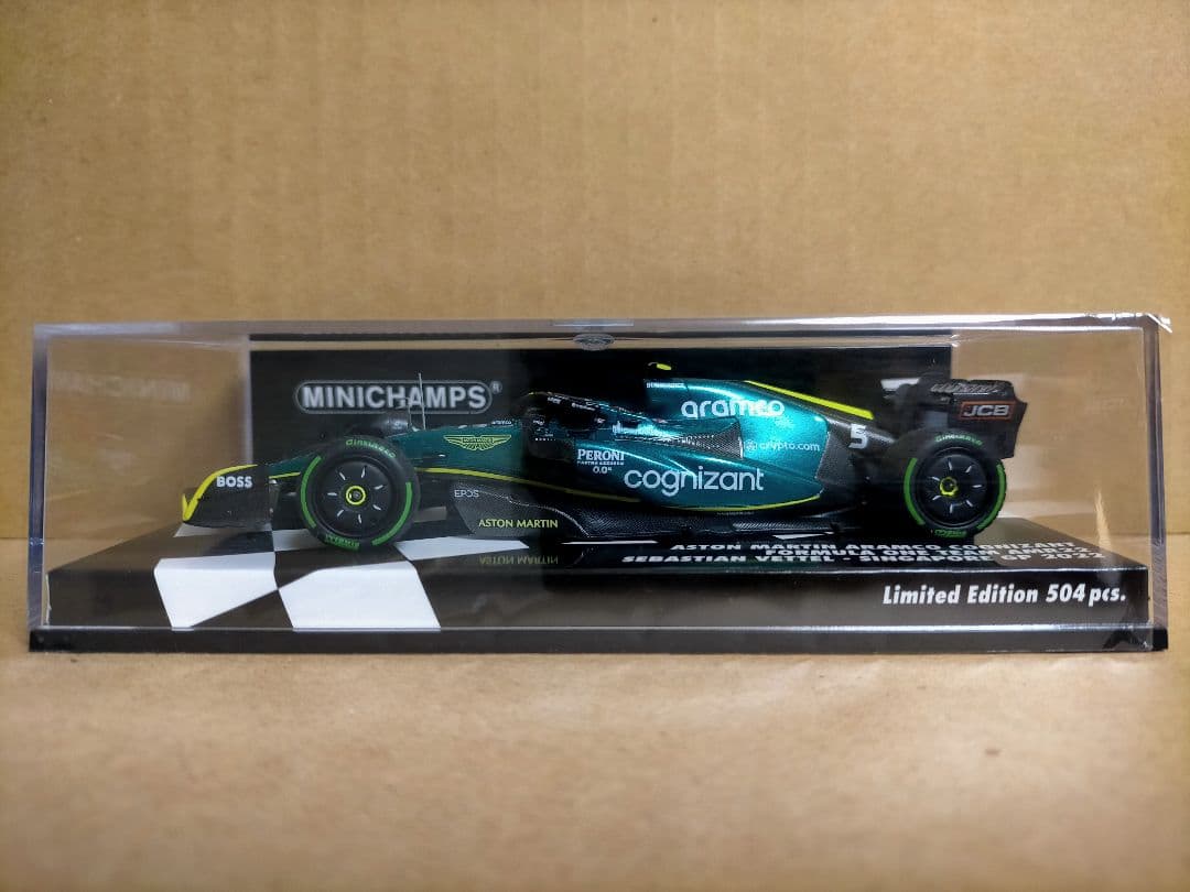 PMA 1/43 アストンマーティン F1 ベッテル 2022 シンガポール