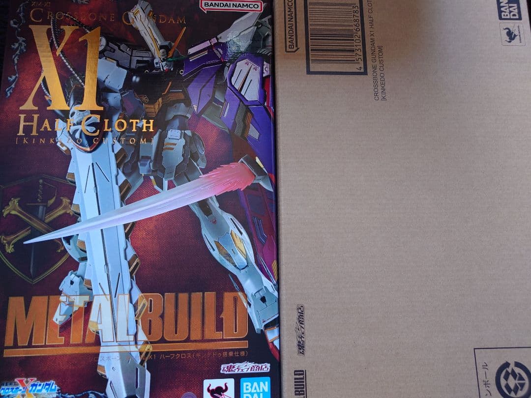 L BUILD メタルビルド クロスボーン・ガンダムX1 ハーフクロス