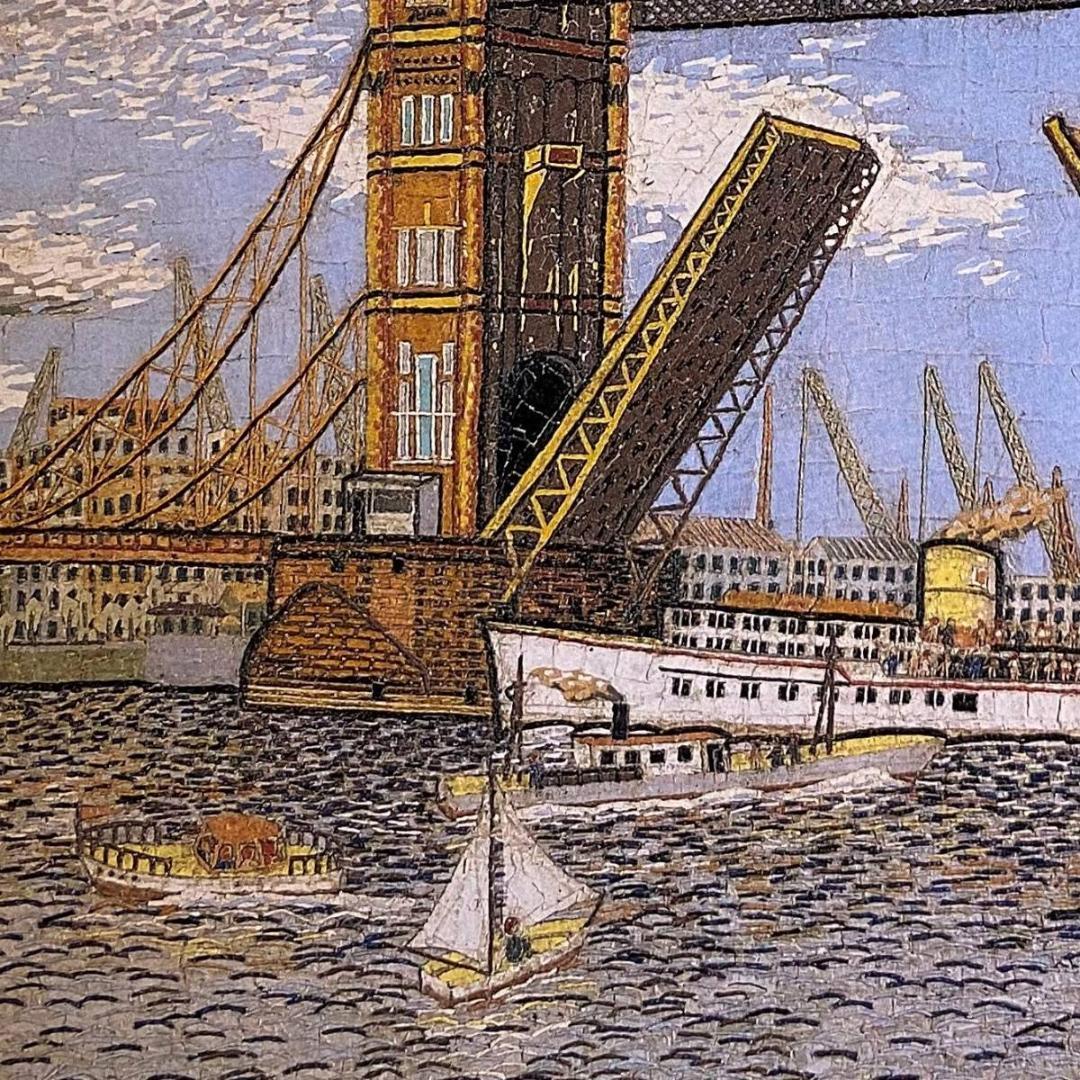 山下清、【ロンドンのタワーブリッジ】、希少な額装用画集より - メルカリ