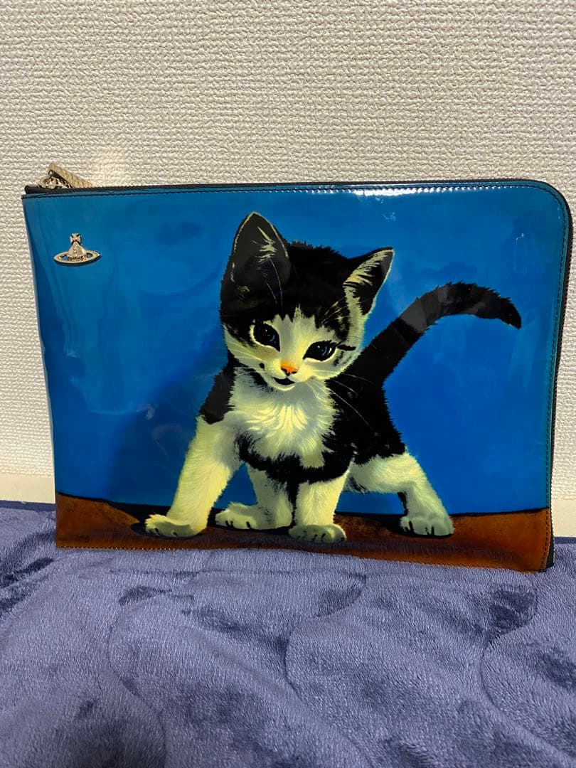 Vivienne Westwoodヴィヴィアンウエストウッド猫クラッチバッグ Vivienne Westwoodヴィヴィアンウエストウッド猫クラッチバッグ