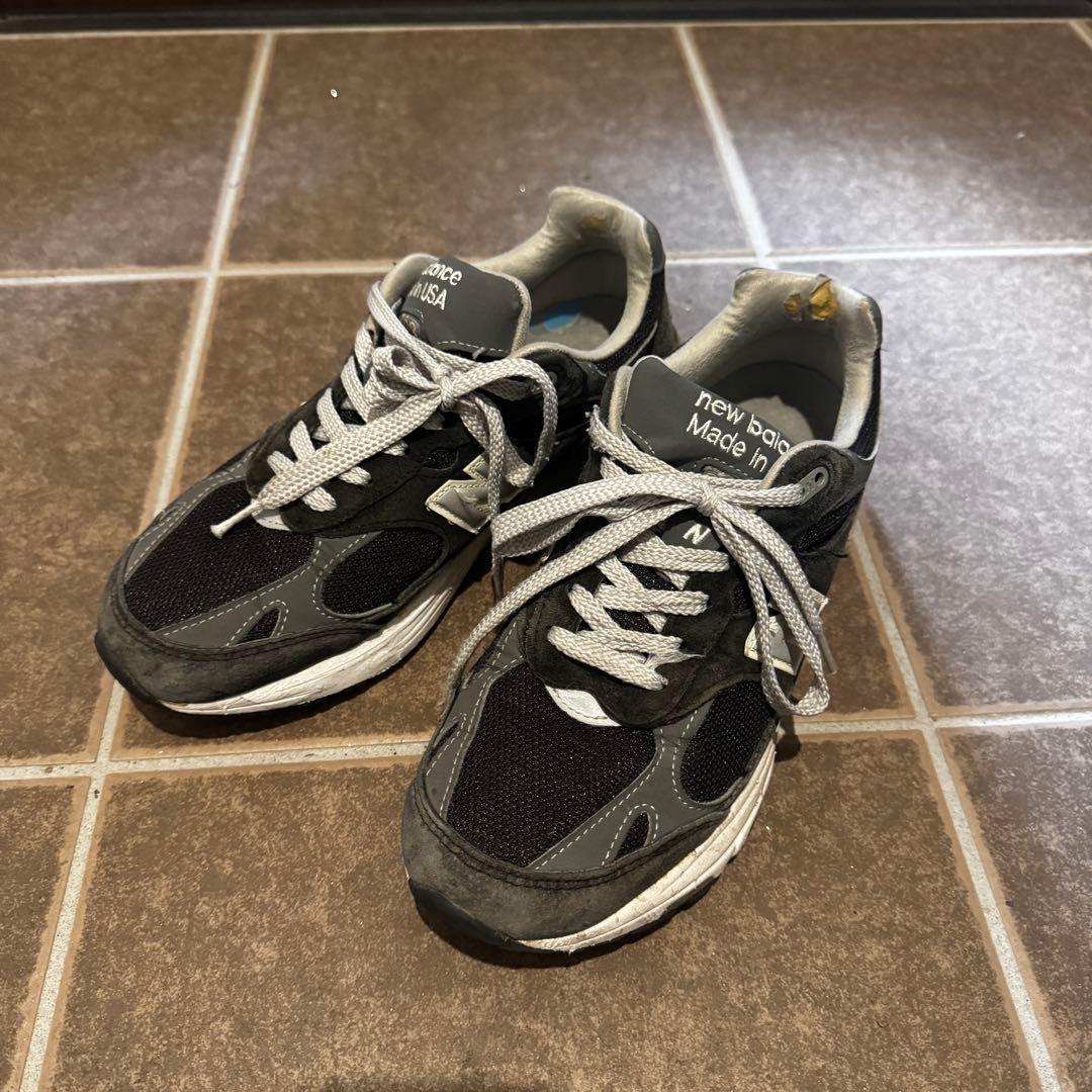 ニューバランス 993 ブラック - メルカリ