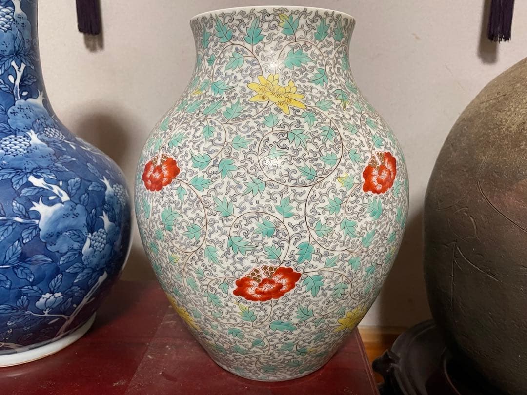 90%オフ！　仁和窯　小畑柿右衛門　花瓶