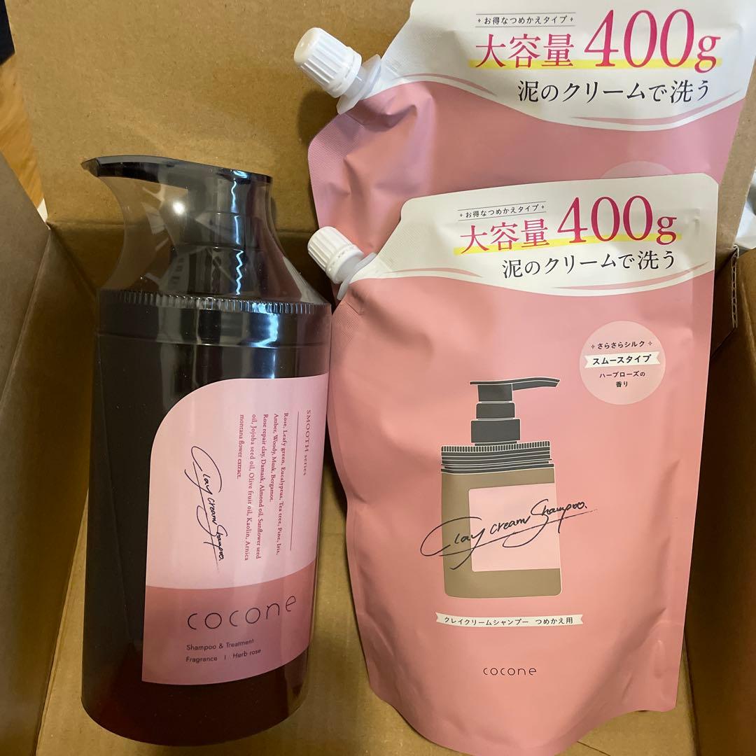 cocone クレイクリーム シャンプー　400g