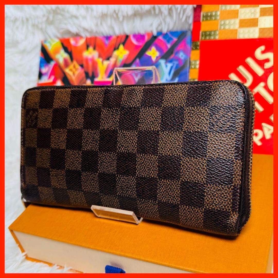 【セール】ルイヴィトン ダミエ ジッピーウォレット ラウンドファスナー 長財布