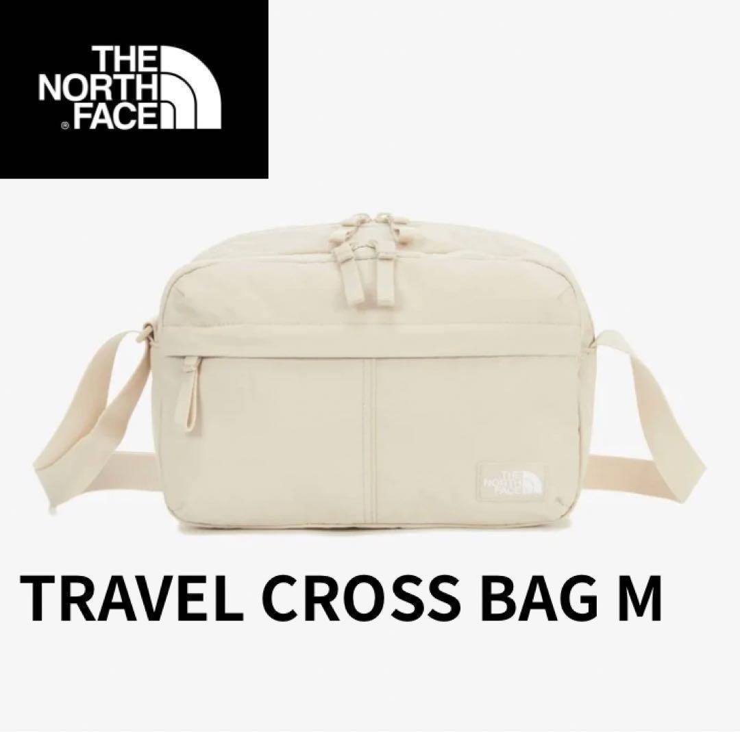 【韓国限定・新品】ノースフェイス トラベルクロスバッグM ホワイトサンド
