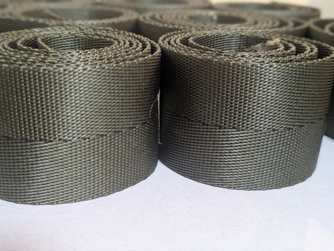 米軍払下げ☆ミリタリー☆ナイロンテープ　ウェビングテープ☆デッドストック品