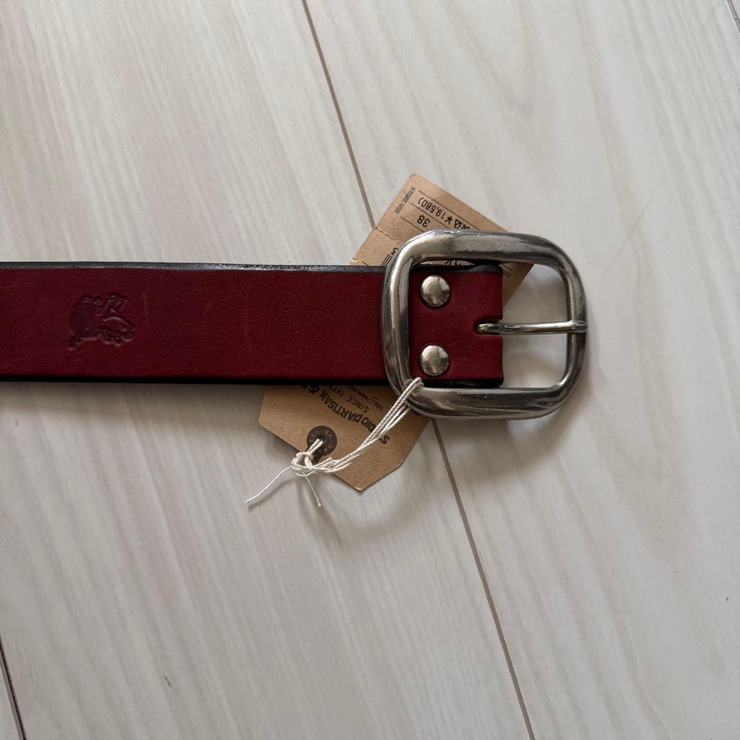 レザーベルト 日の出　ステュディオダルチザンご神体アベニューコタロー刻印入り