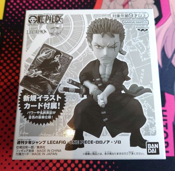 【新品箱未開封】レカフィグ ゾロ プロモ 金文字 ジャンプ付録 ワンピースカード