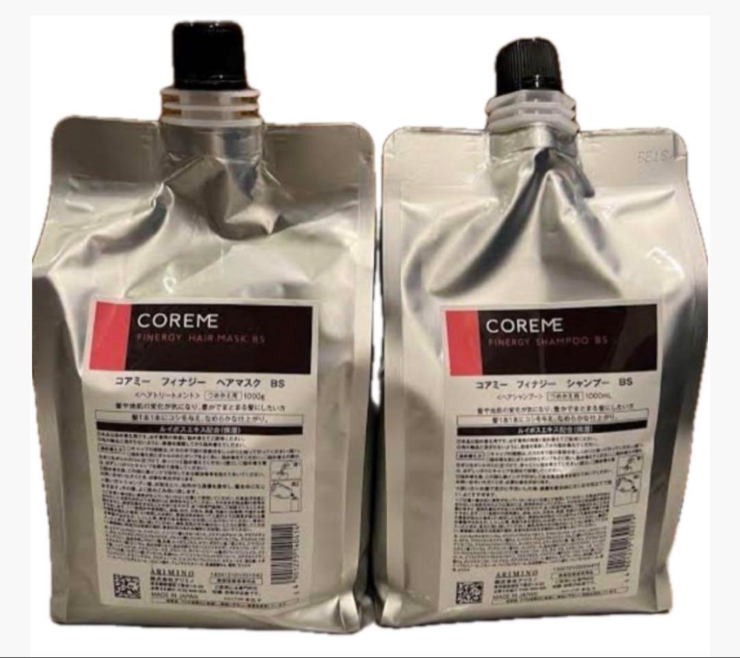 コアミー フィナジーBS シャンプー1000ml/マスク1000g詰替セット