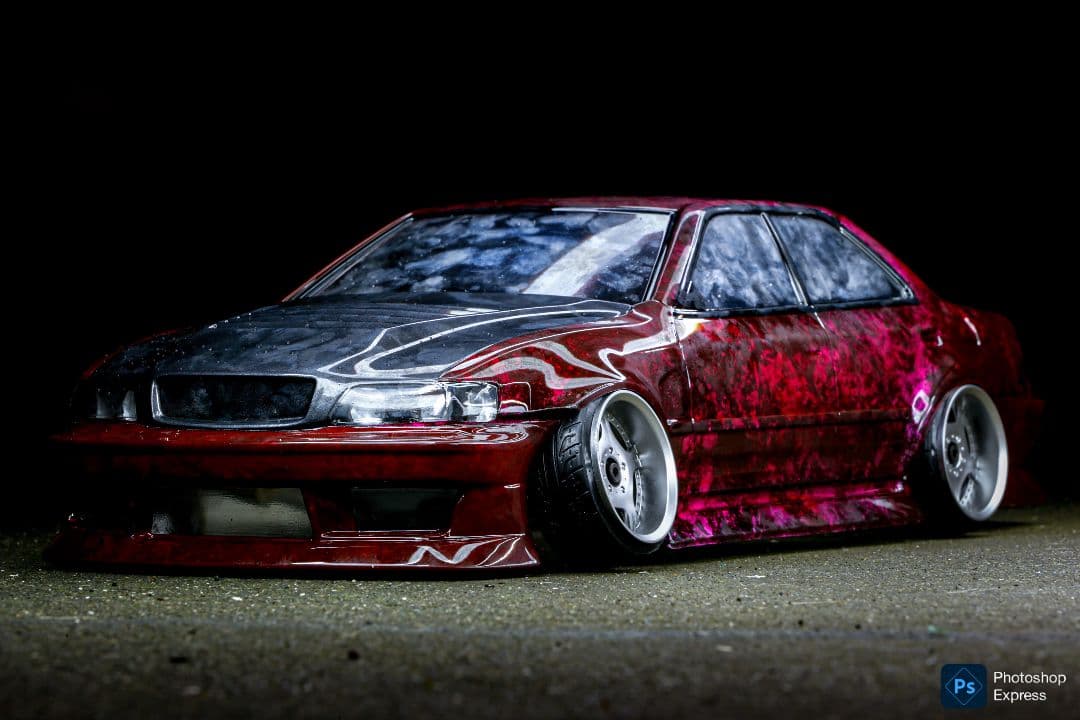 パンドラRC JZX100チェイサー 塗装済みボディ