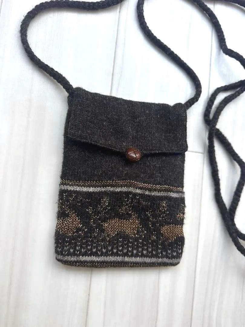 ナンバーナイン　ジョージ期　ニット　サコッシュ　ショルダーポーチ