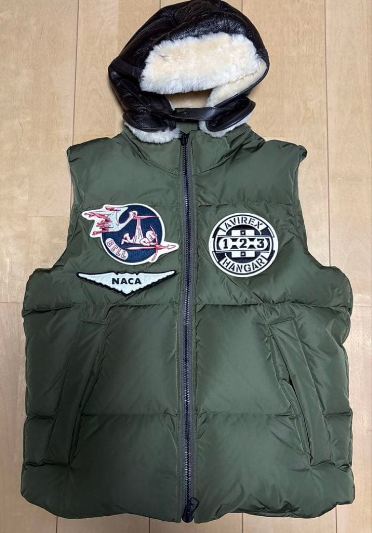 AVIREX ストームフーディダウンベスト　mサイズ 楽天市場】インパクトフーディー ダウンベスト／IMPACT