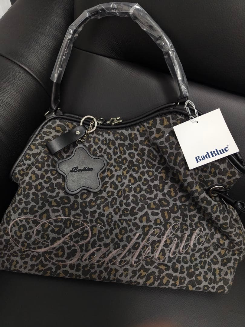 BadBlue ヒョウ柄 ハンドバッグ