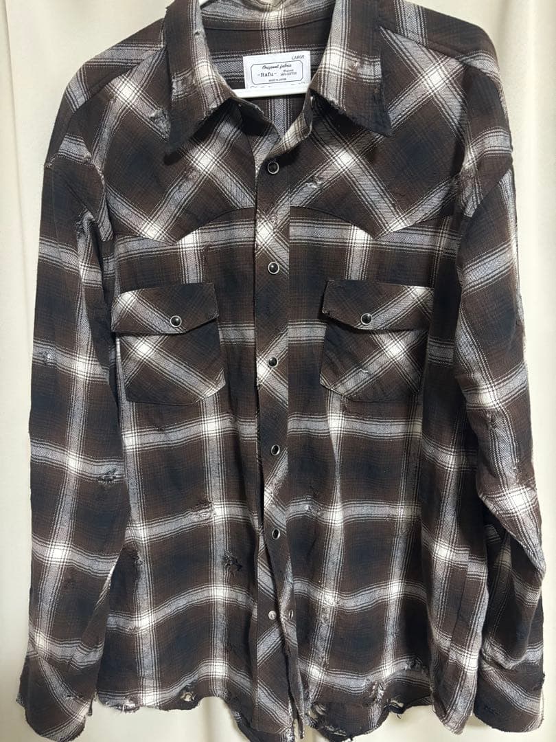 RAFU シャツ　vintage Rafu - Western shirt | BLUE | シャツ | NapsNote