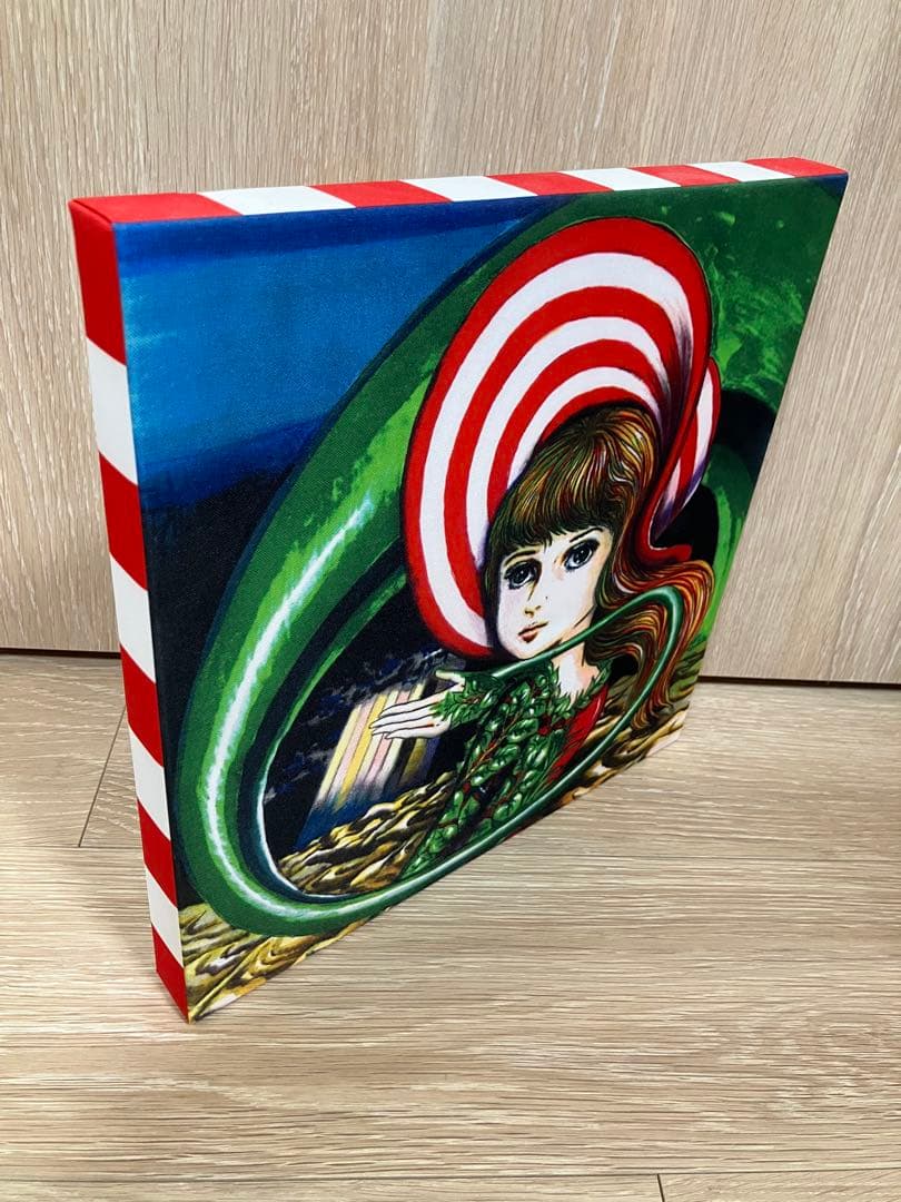 限定品！楳図かずお 闇のアルバム ファブリックパネル 絵画 壁掛け