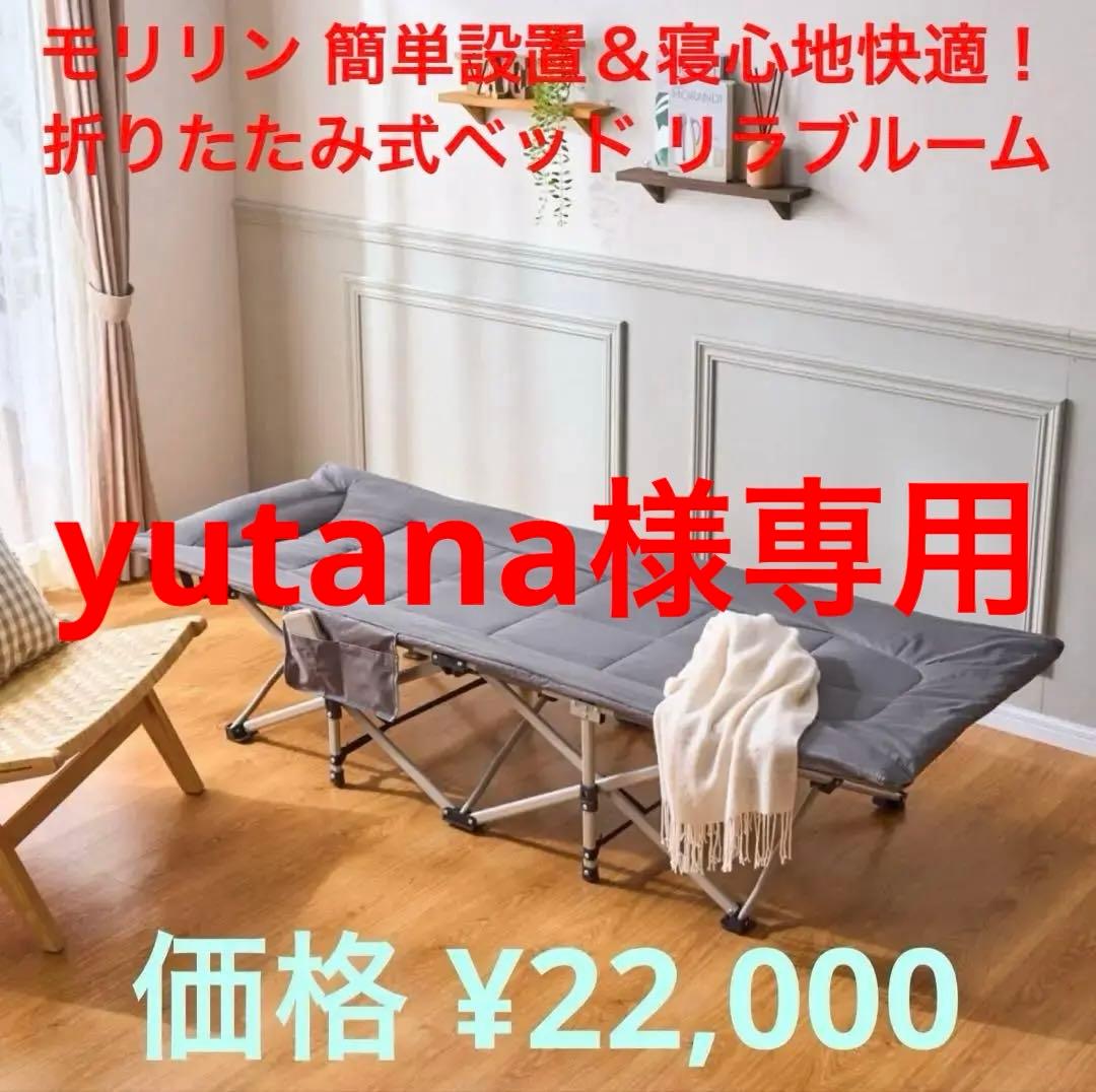 モリリン 簡単設置＆寝心地快適！ 折りたたみ式ベッド リラブルーム