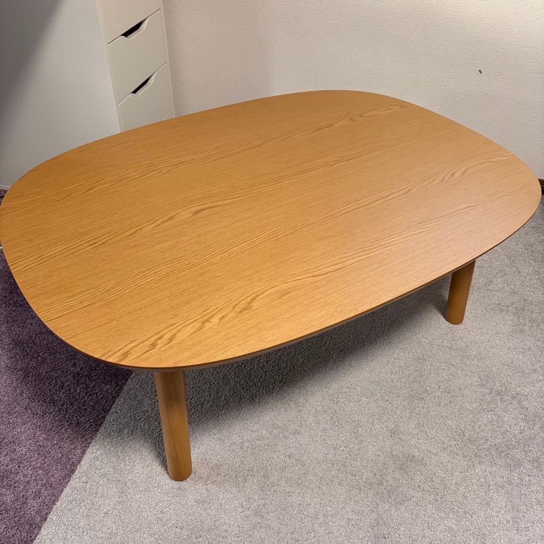 無印良品 こたつにもなるローテーブル 小 ナチュラル（送料注意） こたつにもなるローテーブル 小 | 無印良品