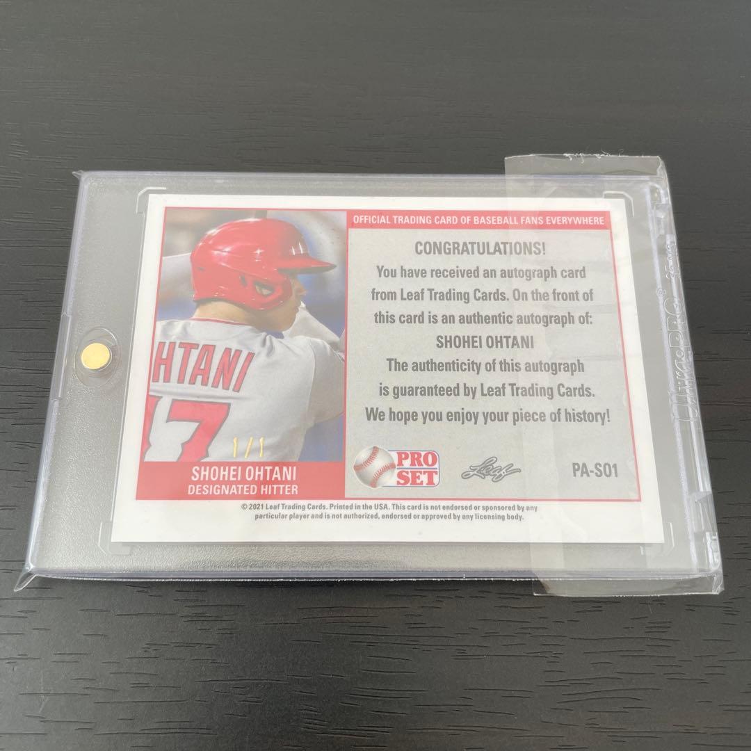 大谷翔平 直筆サインカード 世界1枚限定 1of1 - メルカリ