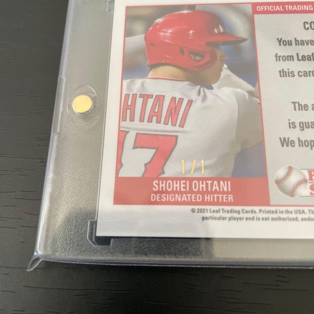 大谷翔平 直筆サインカード 世界1枚限定 1of1 - メルカリ