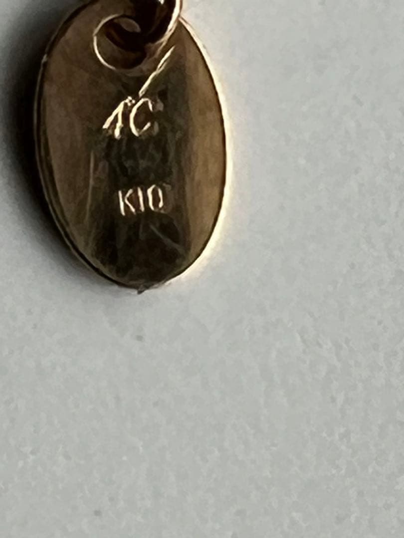 10K ゴールド ダイヤモンド ネックレス