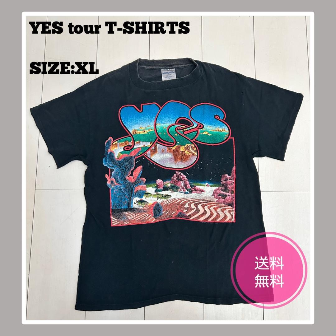 【希少】YES　ワールドツアー ヴィンテージ Tシャツ ブラック サイズXL