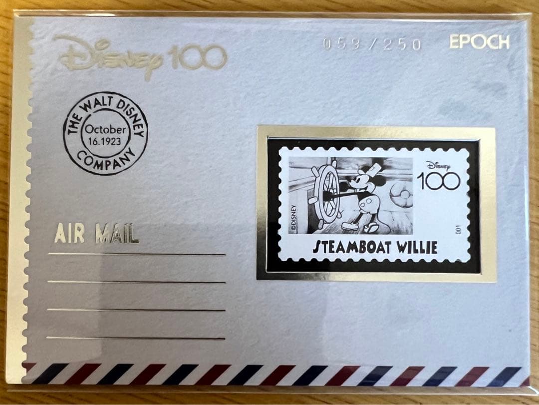 【250枚限定】ディズニー100周年／スタンプカード！