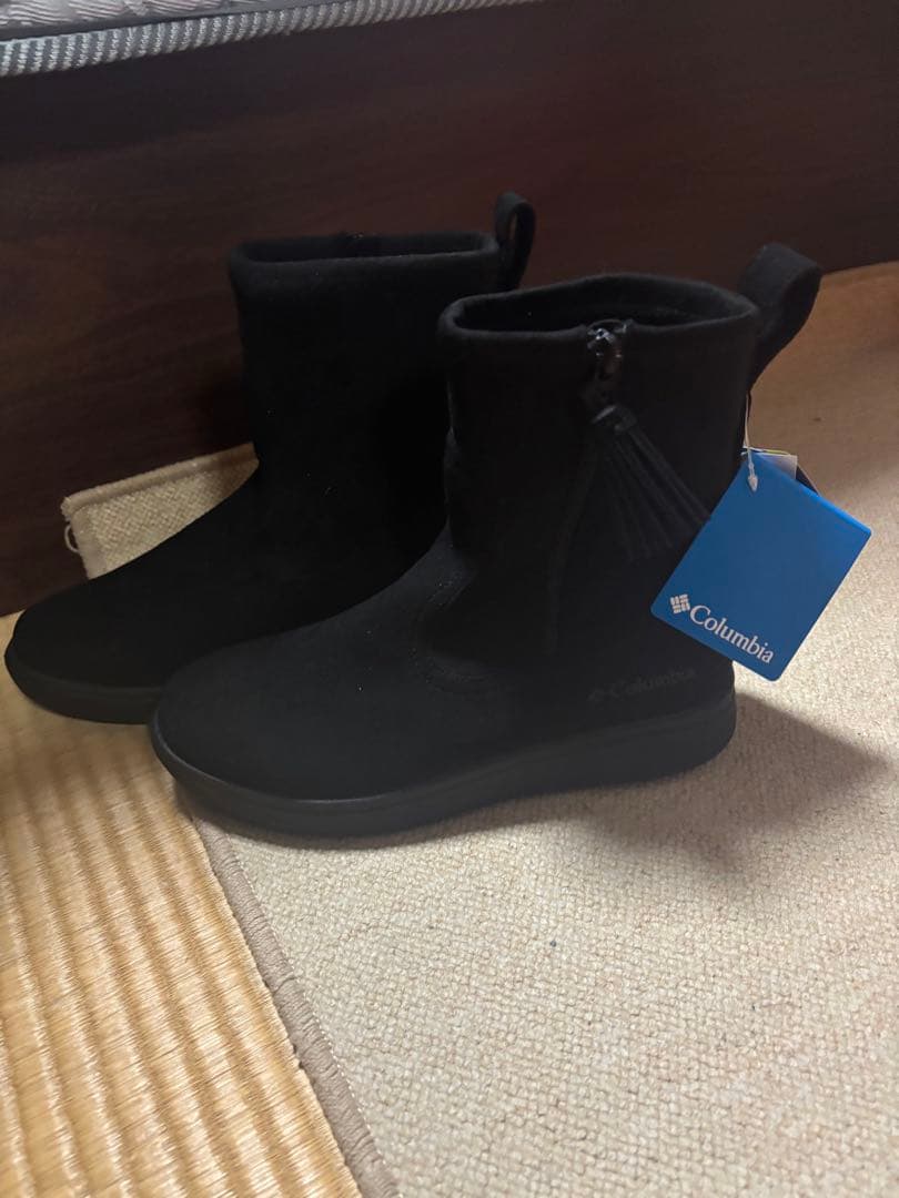 Columbia ブラック タッセルブーツ