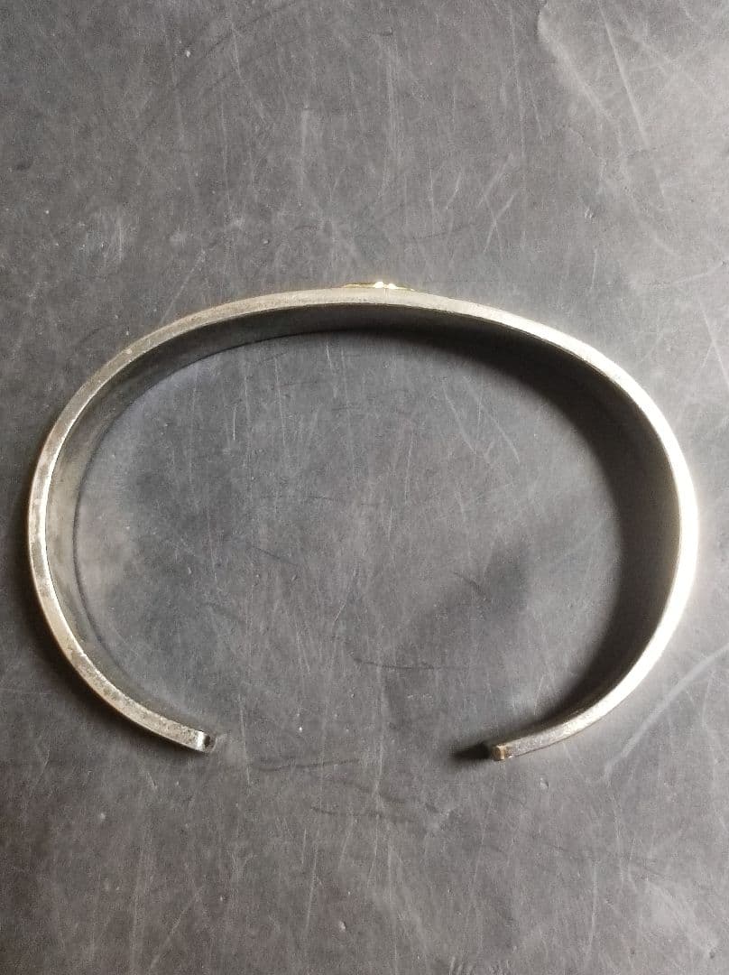 ゴローズgoro's平打ちバングル サイズM - メルカリ