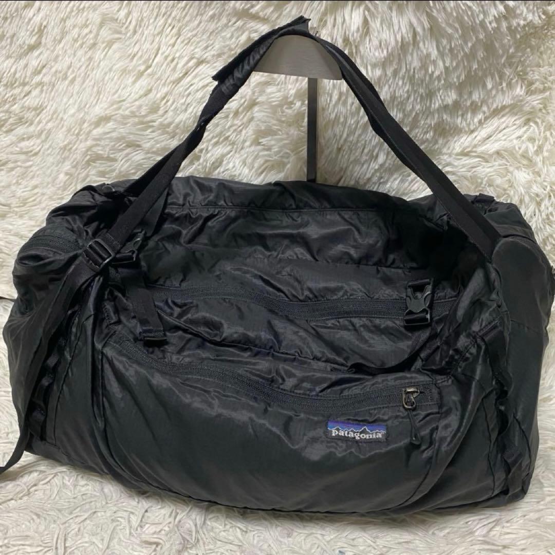 廃盤品　パタゴニア　ライトウェイト　トラベル　ダッフル　バック　黒　パッカブル