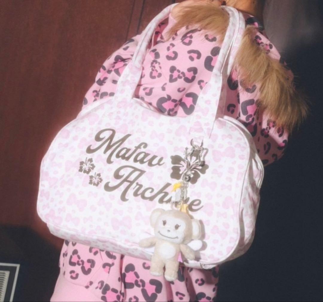 MAFAVARCHIVE WEGO ボストンバッグ コラボ ヒョウ柄