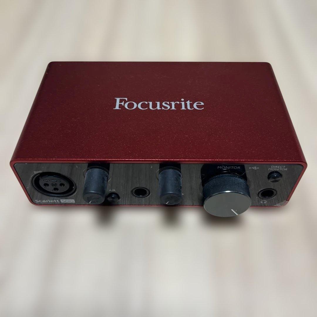 Focusrite Scarlett solo 本体のみ