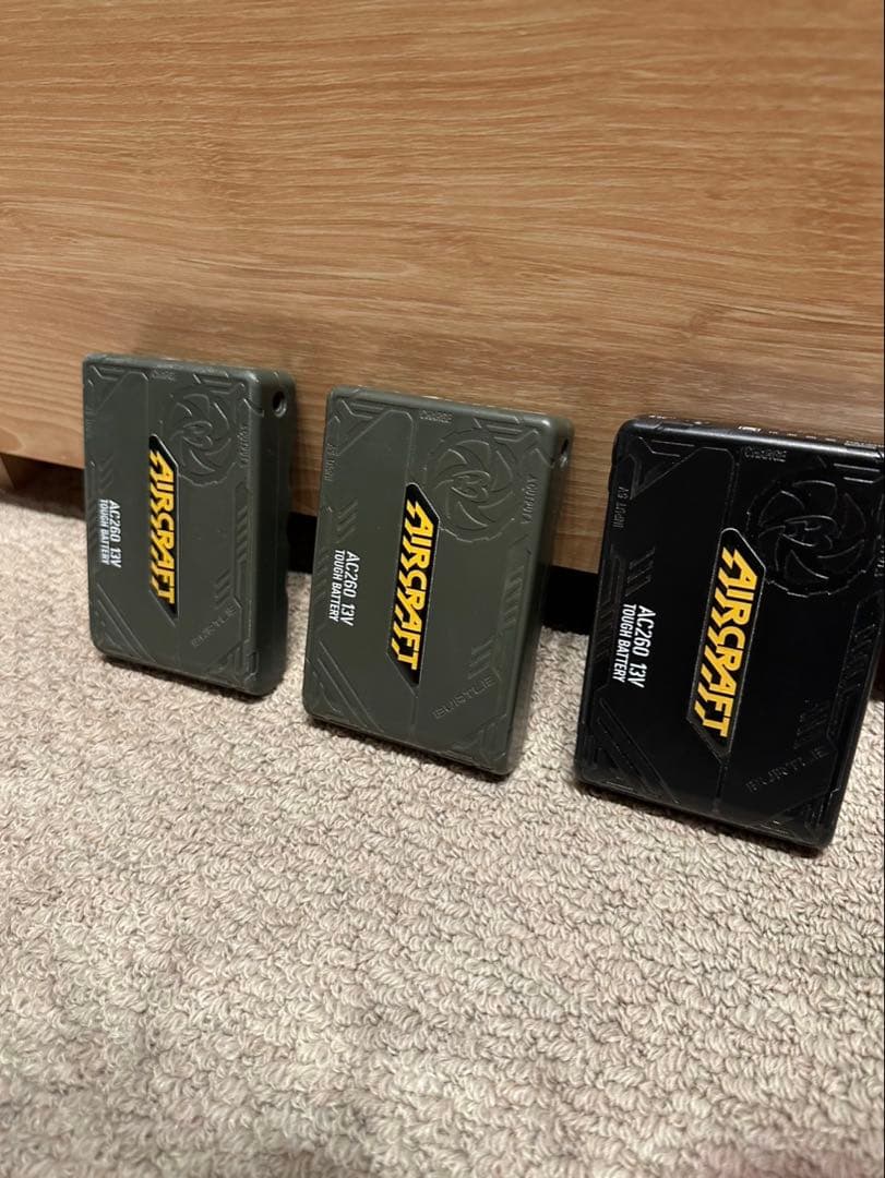 バートル エアクラフト 空調服バッテリー 充電器なし 3個セット