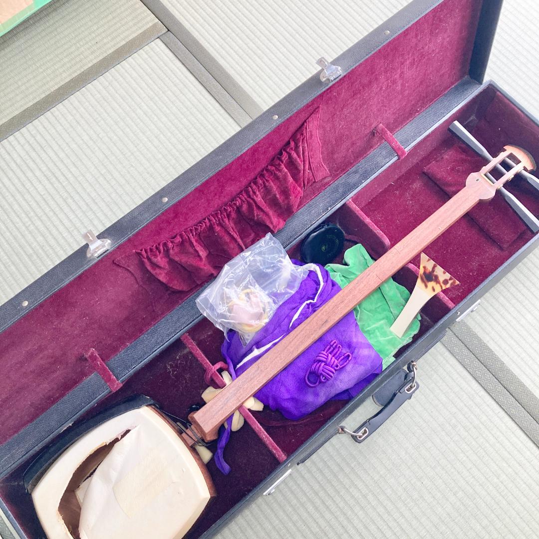 【レア✨】三味線 鼈甲撥 ハードケース