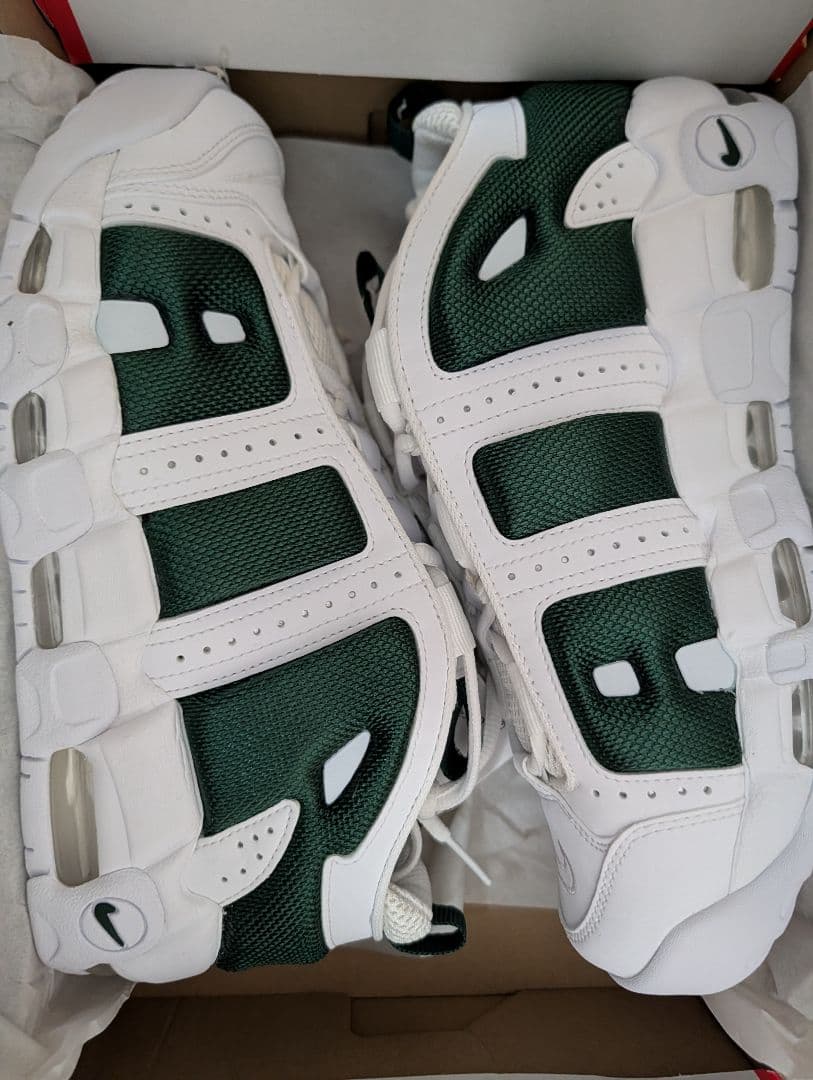 新品26cm NIKE ナイキ エア モア アップテンポ FZ3055 グリーン