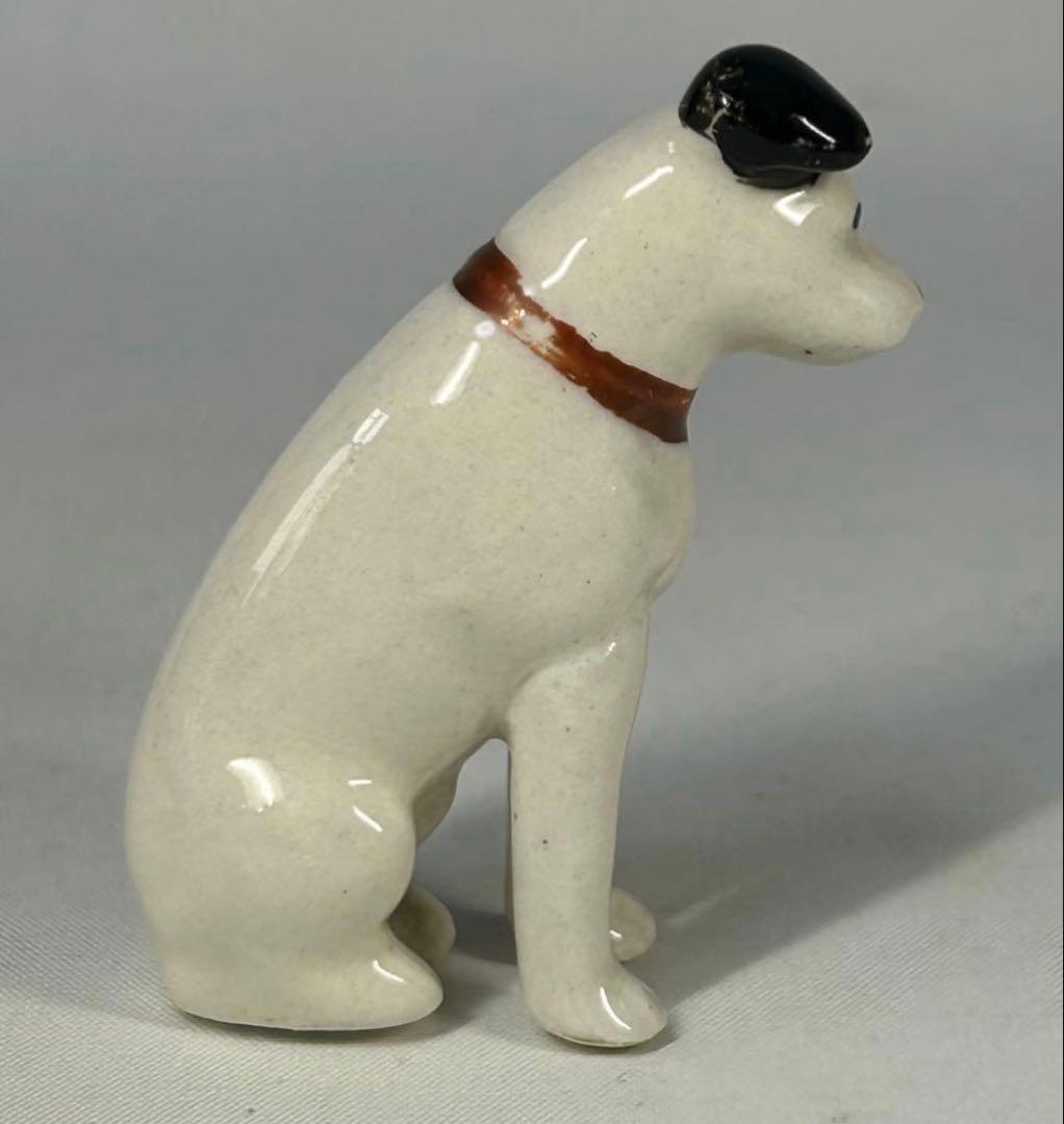 希少レトロ】☆昭和レトロ ビクター ニッパー 犬5匹 ミニ陶器 置物