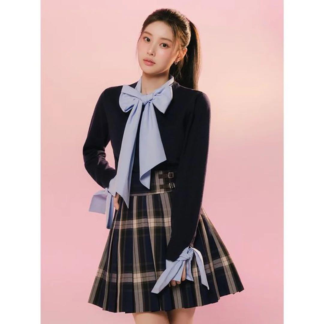 ボウタイドッキングニットプルオーバー