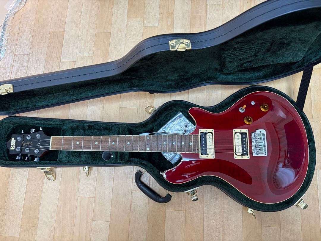 【希少、美品】ESP potbelly TR 専用ハードケース付き 希少、美品】ESP potbelly TR 専用ハードケース付き