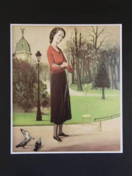 バルテュス、BALTHUS、レリア・カエタニ、希少な額装用画集より