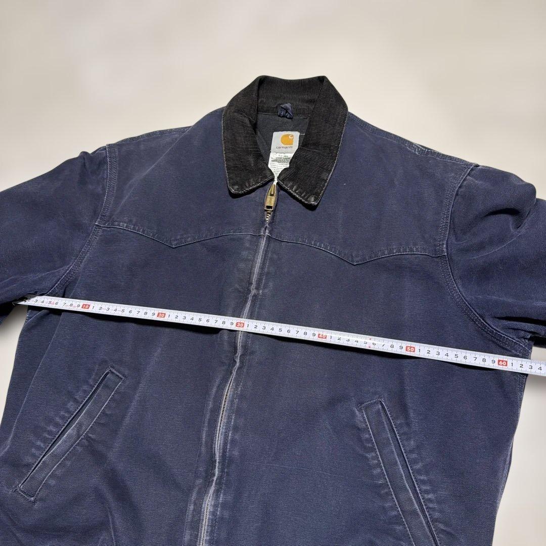 と*も様 carhartt サンタフェジャケット J14 MDT ネイビー L - メルカリ
