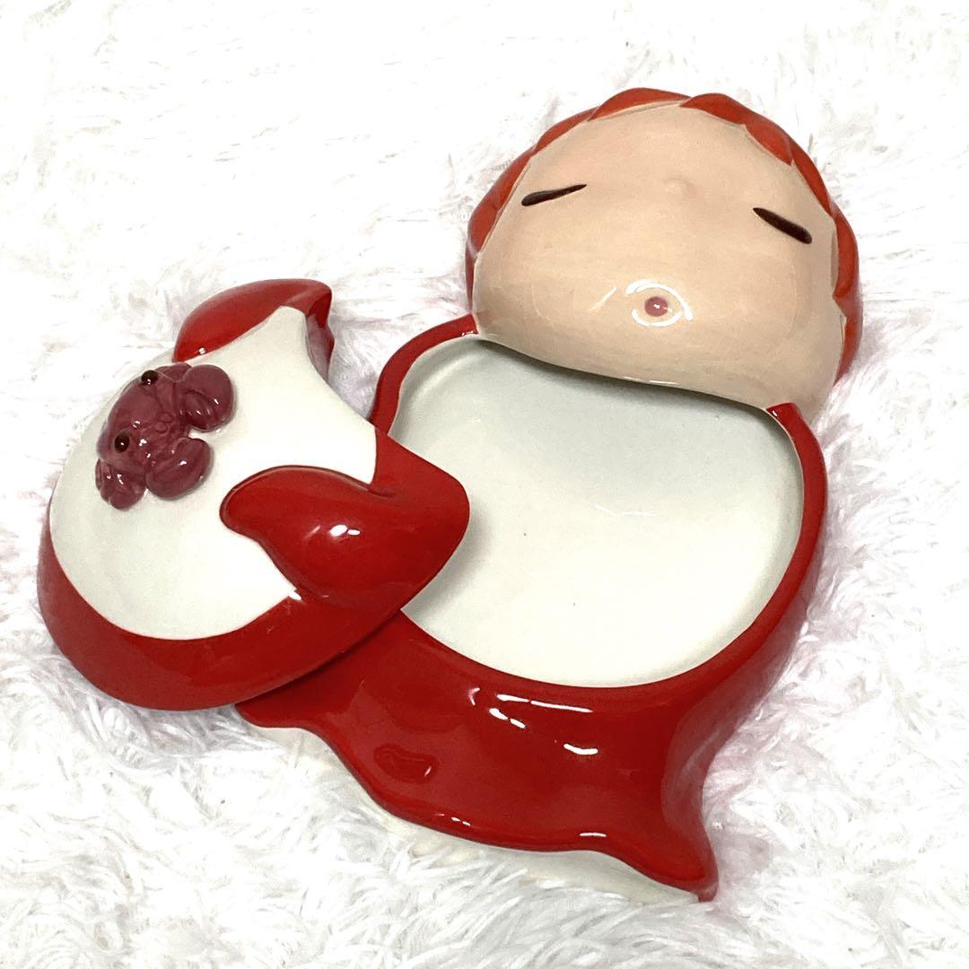 ♡激レア♡ ☆極美品☆ 崖の上のポニョ キャンディポット 陶器 ジブリ