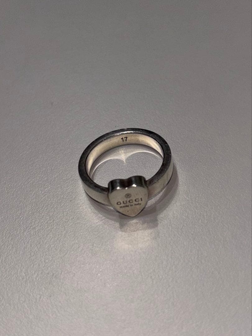 GUCCI ハート型リング サイズ17 楽天市場】GUCCI グッチ 指輪 レディース メンズ シルバーリングハート