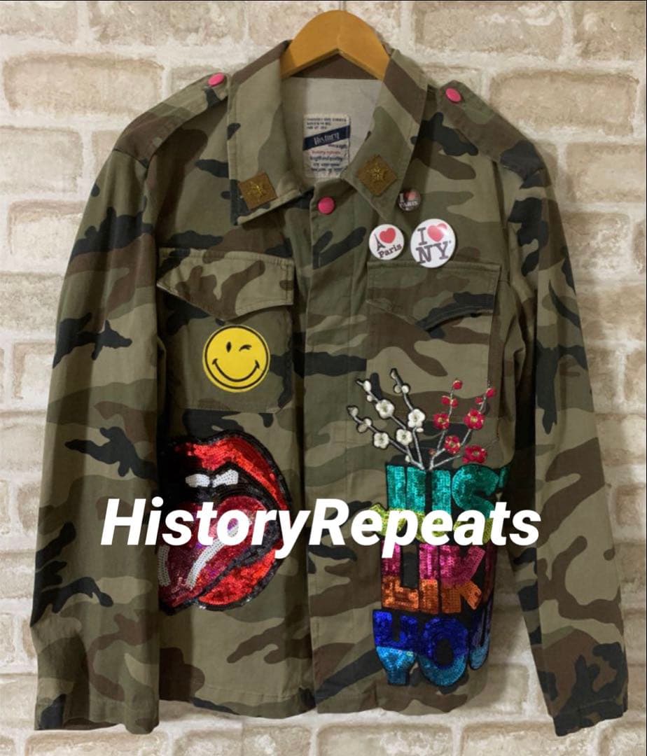 セールHISTORY REPEATSミリタリージャケットLサイズ
