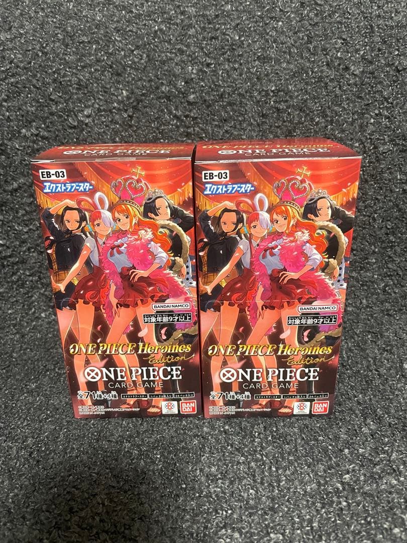 ワンピースカード　Heroines Edition　テープ付未開封2BOX