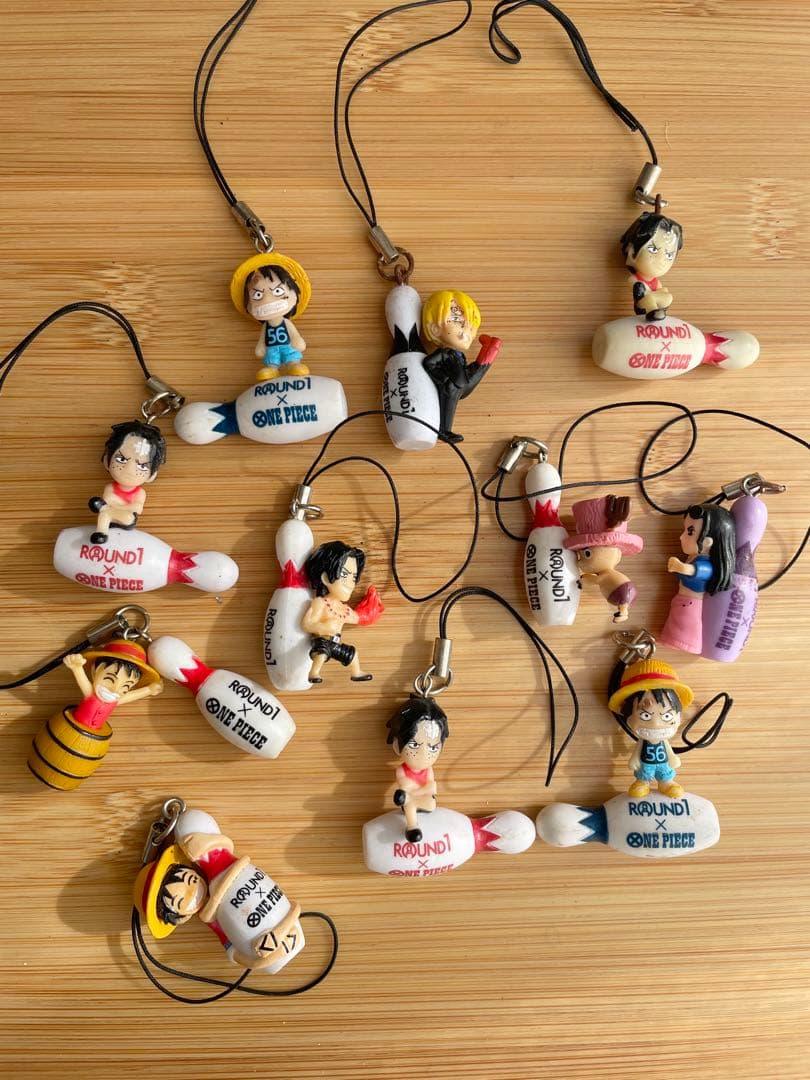 ラウンドワン　ラウワン　ワンピース ルフィ キーホルダー
