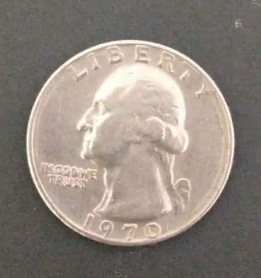 【1970年】25セント ミントマーク無し