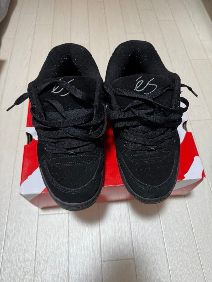 es エス アクセル OG スニーカー ブラック 27.0スケボースケシュー